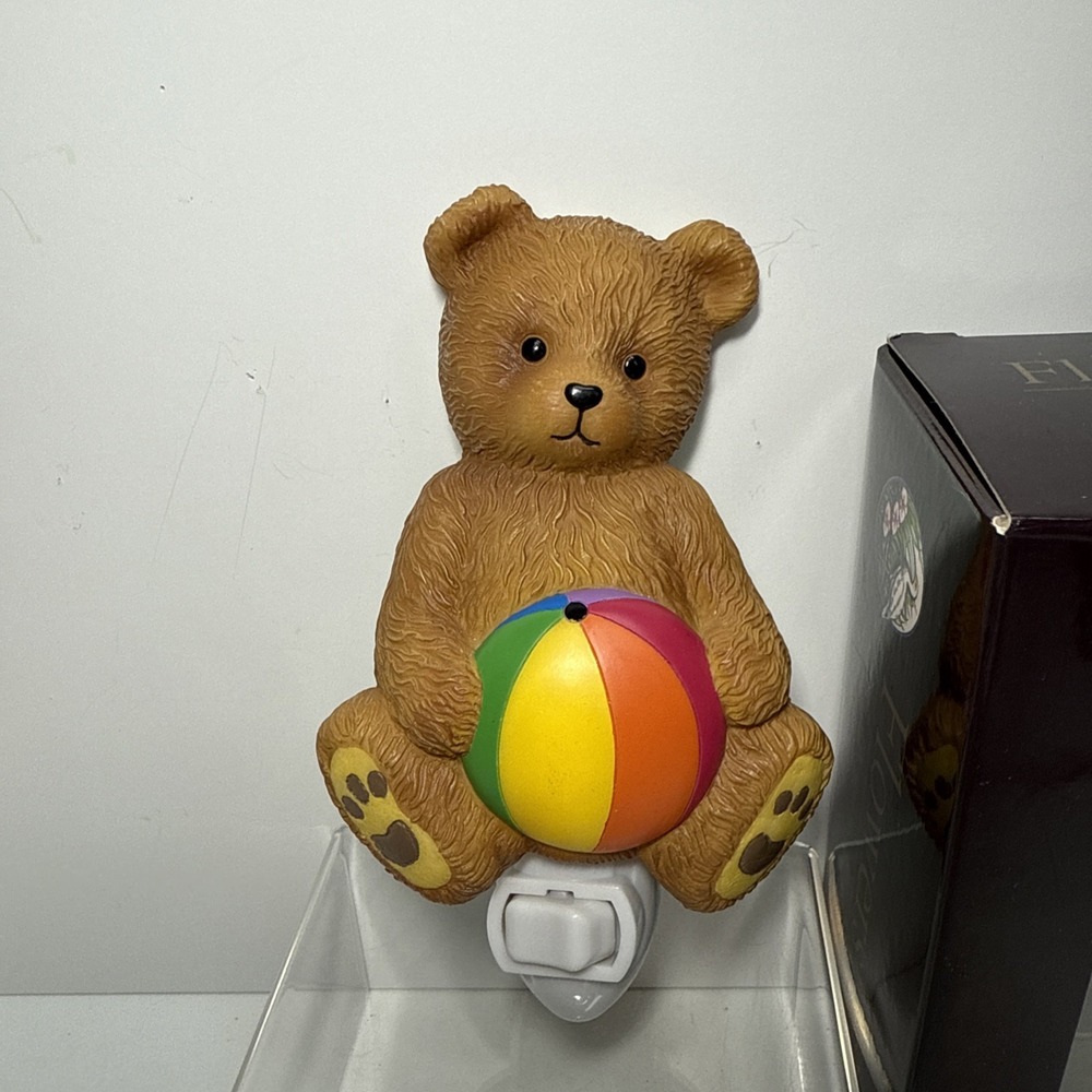 Ibis And Orchid Design Teddy Bear‎ Night Light Childs